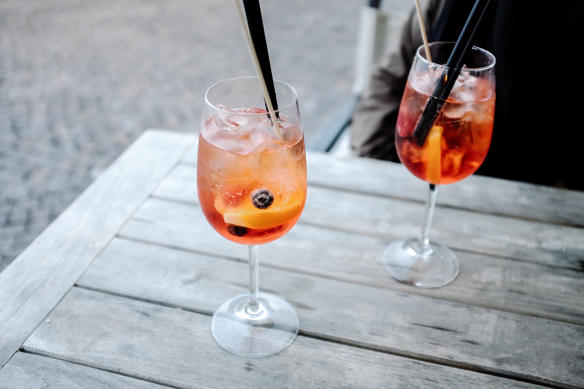 Bebidas en la tarde